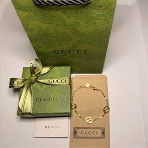 New in box! Gucci Gold Bracelet. Full inclusion.